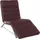 W.Schillig Relaxliege daily dreams Leder/Polyester 75 x 91 x 170 cm Braun mit Kissen