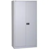 BISLEY Flügeltürenschrank Metall 40 x 91,4 x 180,6 cm Lichtgrau