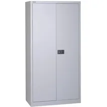 BISLEY Flügeltürenschrank Metall 40 x 91,4 x 180,6 cm Lichtgrau