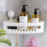 Eckregal Mit Saugnapf, Kein Bohren Erforderlich, Für Dusche, Tragkraft Zehn Kilogramm, Für Bad Und Küche