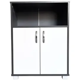 Hti-Living Küchenschrank 1-St. Grau/Weiß
