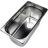 ACMax Waschbecken Spülbecken Camping Spüle 325x175x150 Deckel Edelstahl Campingküche