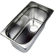 ACMax Waschbecken Spülbecken Camping Spüle 325x175x150 Deckel Edelstahl Campingküche