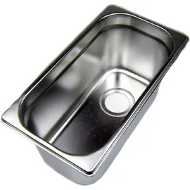 ACMax Waschbecken Spülbecken Camping Spüle 325x175x150 Deckel Edelstahl Campingküche