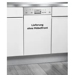 teilintegrierbarer Geschirrspüler »EGSP 14895-1 E«, 10 Maßgedecke, Energiesparfunktion ECO, Geschirrspüler, 802409-0 silberfarben