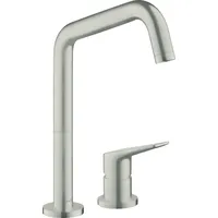 Hansgrohe AXOR Citterio M 2-Loch Einhebel-Küchenmischer 240, Schwenkauslauf Eco, Chrom