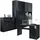 Vladon Logan Aktenschrank 246 x 60 x 185 cm schwarz