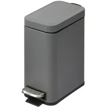 Homcom Mülleimer 5 l Grau