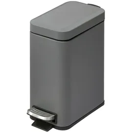 Homcom Mülleimer 5 l Grau