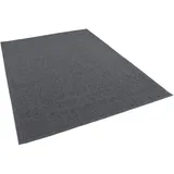Pergamon In & Outdoor Teppich Flachgewebe Marbella Anthrazit Bordüre 80x150cm
