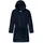 SCHIESSER Morgenmantel Teddy-Fleece Comfort-Fit dunkelblau XL
