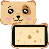 Kiano Alpha Kid 8 Zoll Kinder Tablet Android 13 3GB RAM 32GB WiFi IPS Display mit Stift Orange Lern Tablet - Orange