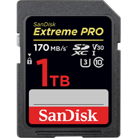 SanDisk Extreme Pro SDHC/SDXC UHS-I U3 R170/W90 1 TB
