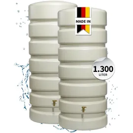 4rain Classic Wandtank 1300 l sandbeige