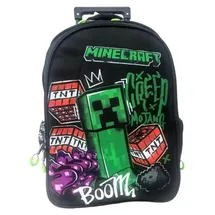 Minecraft Metro Art Boom Rollrucksack, 46 cm Tasche