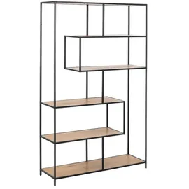 miliboo Industrie-Bücherregal 114 x 0 x 0 cm Schwarz