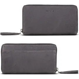 ROYALZ Helena Vintage Geldbörse Damen navy grau