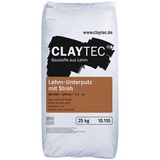 CLAYTEC Lehm-Unterputz mit Stroh, Trocken 25 kg