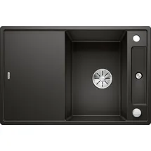 Blanco Axia III 45 S rechts Einbau von Oben granit schwarz Handbetätigung 780 x 510 mm