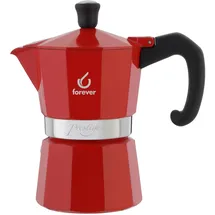 Forever Miss Moka Prestige La Rossa 3 Tassen Rot