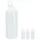 Relaxdays 8 x Quetschflasche, 1000 ml, für Saucen, Spritzflasche zum Befüllen, Squeeze Flasche, Kunststoff, klar
