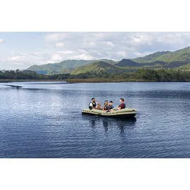 BESTWAY Schlauchboot Komplett-Set VoyagerTM X4 350 x 145 x 49 cm