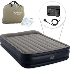 Intex Luftbett 203 x 152 x 42 cm | mit integrierter Elektropumpe