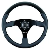 Sparco Universelles Sportlenkrad 'L505' - Schwarz Leder - Diameter 350mm