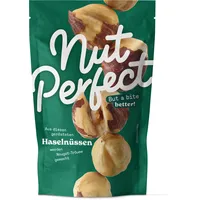 Nut Perfect | Haselnusskerne | perfekt geröstet | schokoladiges Aroma| knackig und intensiv im Geschmack | Kurze Transportwege: Haselnüsse aus Italien | 100g