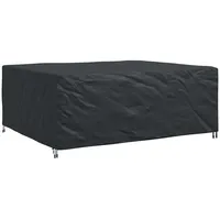 VidaXL Gartenmöbelabdeckung Schwarz 250 x 210 x 90 cm