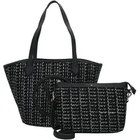 Valentino Covent Shopper Polyurethan Black