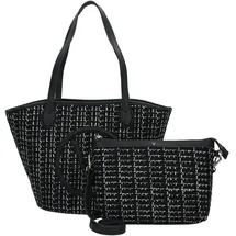 Valentino Covent Shopper Polyurethan Black