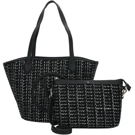 Valentino Covent Shopper Polyurethan Black