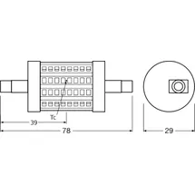 Osram LED Star Line 432611 8,2W R7s warmweiß