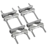 Maclean Brackets Maclean MCTV-922 Mastschellen Doppel-Schellen Set für Mast