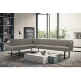 exxpo - sofa fashion »Americano«, mit Keder und Metallfüßen, Bezug in verschiedenen Qualitäten