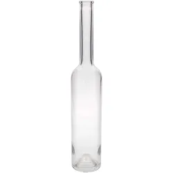 500 ml Bottiglia di vetro 'Platina', imboccatura: fascetta