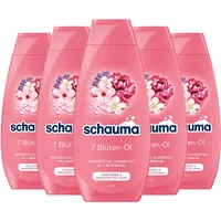 Schwarzkopf Schauma Reparatur-Shampoo 7 Blüten-Öl (400 ml), Haarshampoo glättet und repariert jede Haarsträhne, Repair Shampoo für trockenes & erschöpftes Haar
