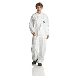 Tyvek Einweg-Overall 500 Xpert, Kapuze, weiß, PSA Kategorie 3 1 Packung = 25 Stück, Große 2XL
