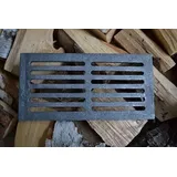 SEZAM 31 x 15 cm Gussrost Ofenrost Ascherost Kaminrost passend Kaminofen Tafelrost Rost Ofengitter Kamin Ersatzteile Zubehör Gussrost Ofenrost Grillkamin Eckig Eckrost