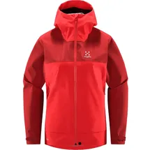 Haglöfs Front Proof Regenjacke Damen Poppy red/Corrosion XS