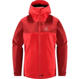 Haglöfs Front Proof Regenjacke Damen Poppy red/Corrosion XS