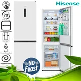 Hisense Kühl Gefrierkombination 186cm Kühlschrank Kombi NoFrost Weiss 304 Liter