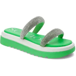 Grüne Flip-Flops Sca’Viola Schlupfschuhe, 37