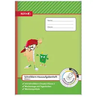 ROTH Hausaufgabenheft Kompass 2. Klasse liniert A4 ohne Rand, 48 Blatt