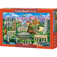 Castorland Puzzle 1000 pièces : Monuments Célèbres