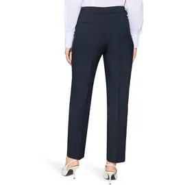 Betty Barclay Bügelfaltenhose "Damen mit Bügelfalte", Damen, Gr. 34, Normalgrößen, blau (dunkelblau), Obermaterial: 86% Polyester, 14% Elasthan, Basic, relaxed fit 7/8-Länge, Hosen, Material