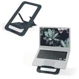 Leitz Ergo Ergonomischer Ultraflacher Höhenverstellbarer Laptopständer 6346 Bis zu 17" Grau