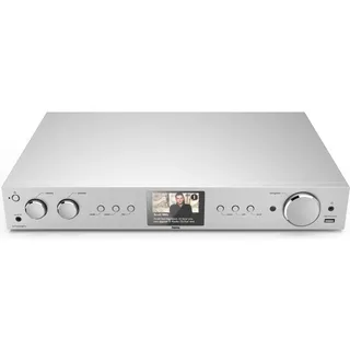 Hama DIT2105SBTX DAB+, DAB, FM Bluetooth WLAN, Internetradio Silber