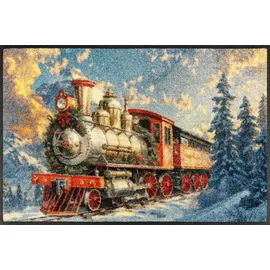 Wash+Dry Snow Express 50 x 75 cm Blau/Weiß